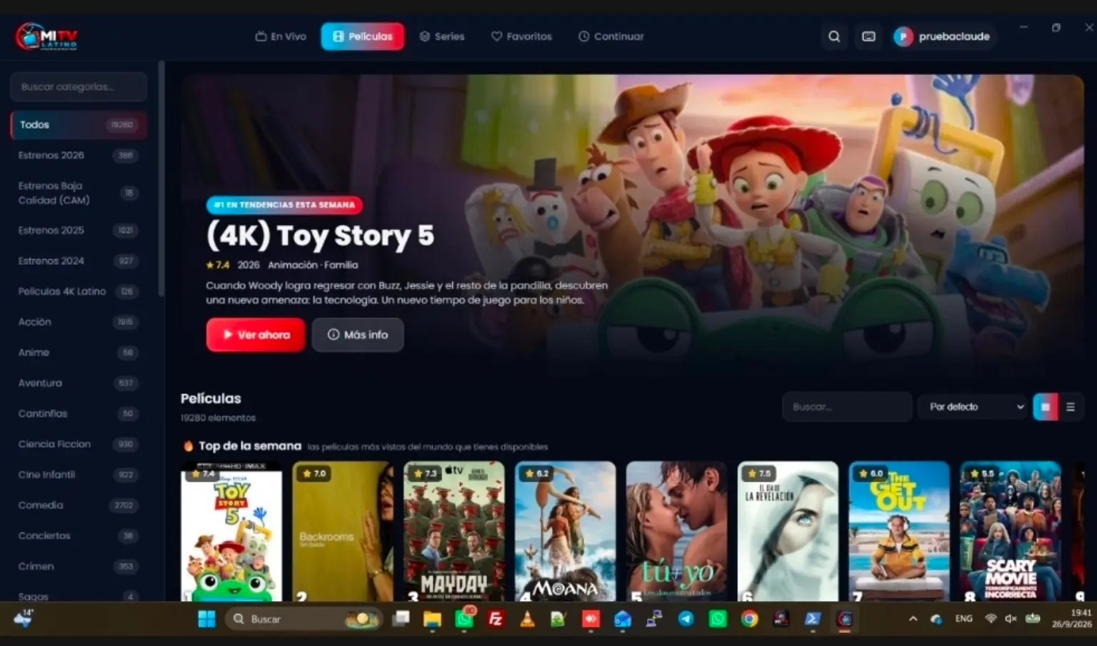 Películas